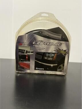 NOS Custom Chrome Trim 2” x 16ft Roll 3M Tape Exterior Molding Truck Car Cowles